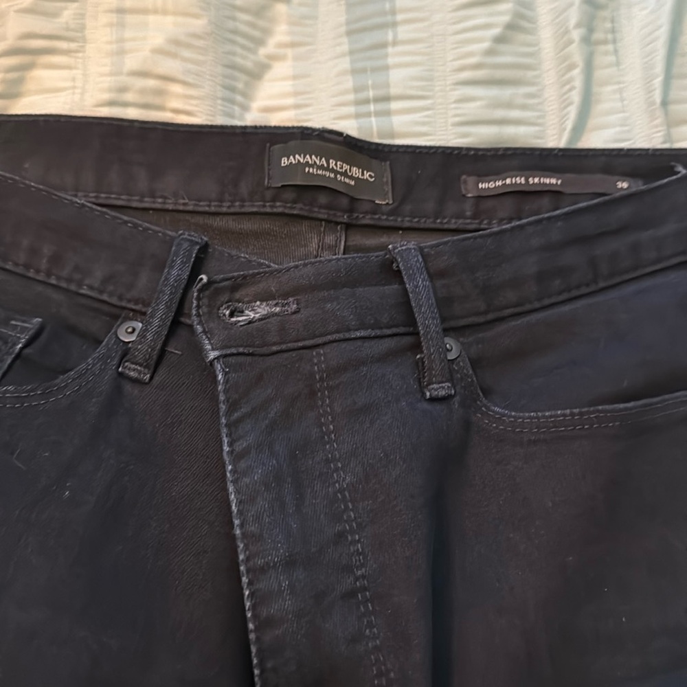 Banana Republic high rise skinny jeans size 30